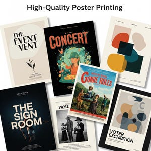 Custom Poster Printing - Photo, Graduation, Business Bild 4