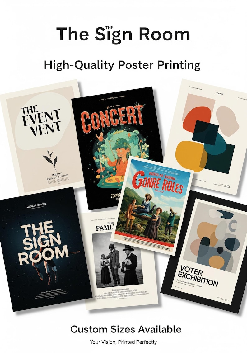 Custom Poster Printing - Photo, Graduation, Business Bild 4