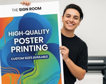 Custom Poster Printing - Photo, Graduation, Business