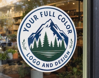 Custom Business Logo Decals: Vinyl Window, Car, Wall Stickers, Personalized Labels