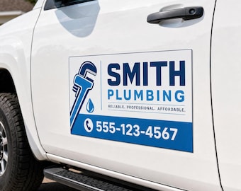 Custom Car Magnets – Business Logo, Scratch Resistant, Waterproof