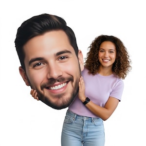 Custom Big Head Cutout on a Stick, Waterproof Photo Prop