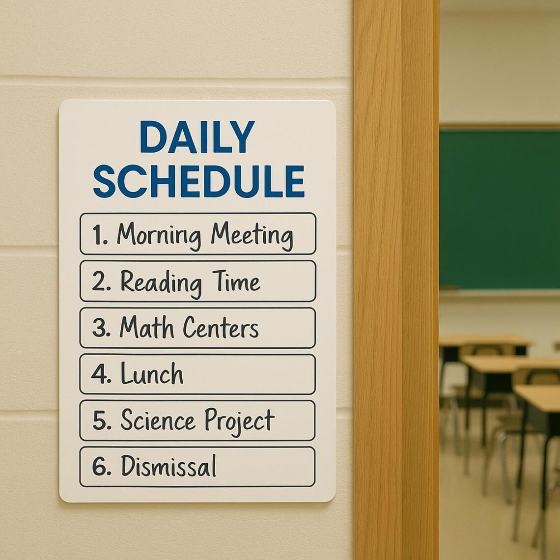 Personalized Family Chore Chart Dry Erase Board | Custom Kids Weekly ...