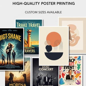 Custom Poster Printing - Photo, Graduation, Business Bild 3