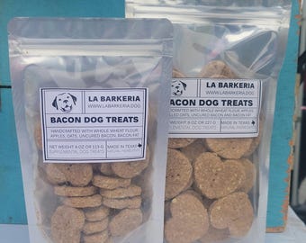 Handcrafted Bacon Dog Treats by La Barkeria