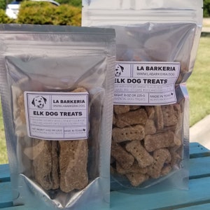 Handcrafted Elk Dog Treats by La Barkeria