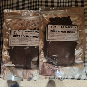 La Barkeria Cow Liver Jerky Beef Jerky for Dogs