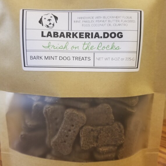 MINT BUCKWHEAT Fresh Breathe Dog Treat by LABARKERIA. Mint Etsy