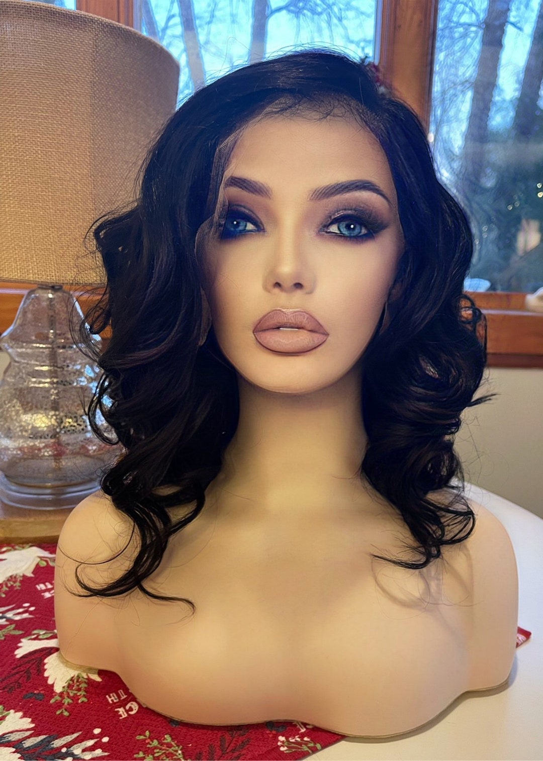 Stacey Beautiful Bob Wig Lace Front Wig Dark Brown Wig Straight Wig