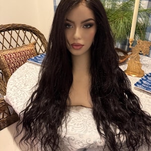 Miyani 100% Human Hair 26” Malaysian Light Body Lace Frontal Wig Fine Lace Hand Tied Wig The Wig Witch
