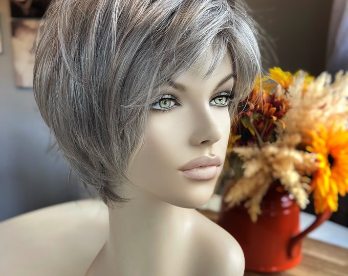 Renae Custom Estetica Wig Alopecia Chemotherapy Lots of Layers Bangs