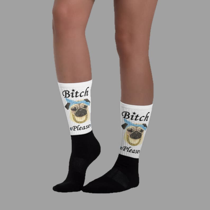 Super Cute Socks Funny Pug Socks Cute Doggy Socks, Custom Printed Socks Great Gift Socks Trendy Dog Socks
