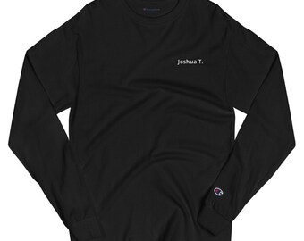 custom champion long sleeve
