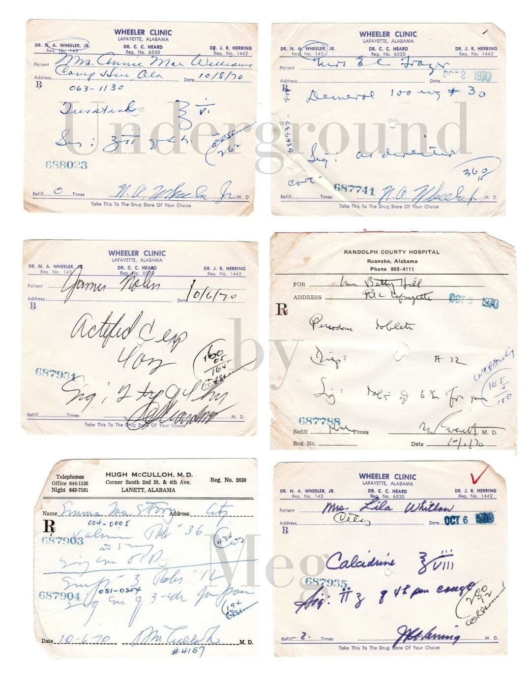 Vintage Handwritten Medical and Dental Prescriptions. PNG. - Etsy Hong Kong