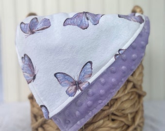 Minky Baby Blanket | Baby Blanket | Butterfly Blanket | Infant Baby Blanket | Girls Blanket