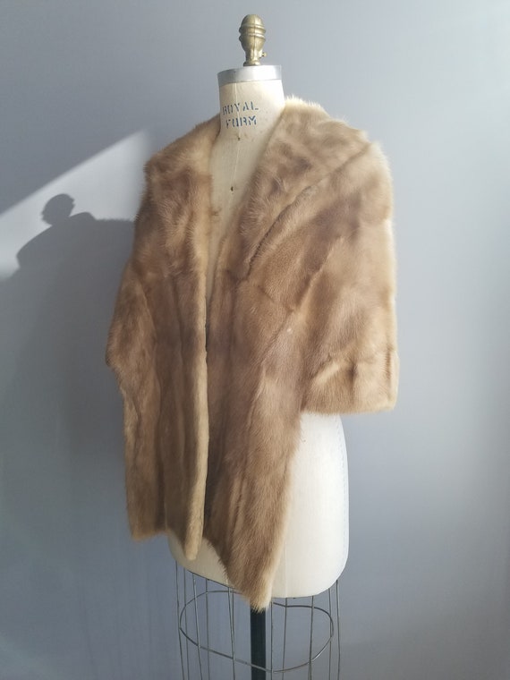 VINTAGE LUXE CANADIAN Mink Fur Stole - image 2