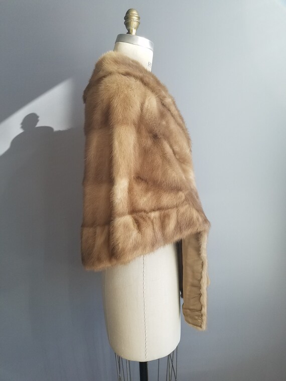 VINTAGE LUXE CANADIAN Mink Fur Stole - image 5