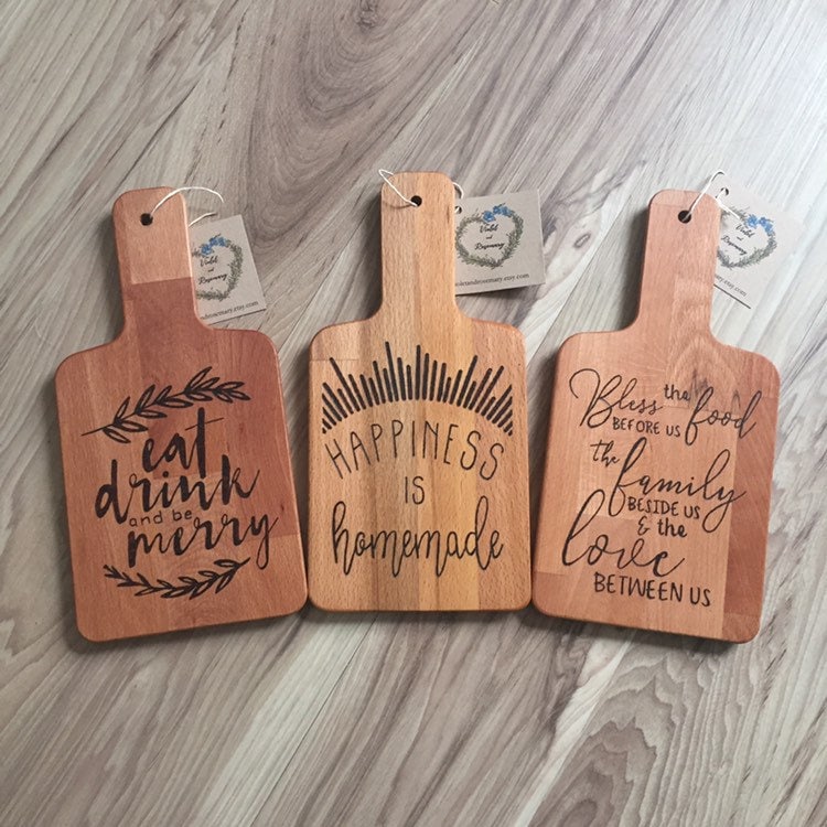 Ceramic Tile Wooden Cutting Board, Wooden Coaster, Kitchen Decor, Unique  Gifts 