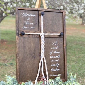 Trinity Braid - Cord of Three Strands Unity Ceremony Wedding Decor ...