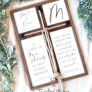 Personalized Trinity Braid ™, Cord of Three Strands Cross, Unity ...