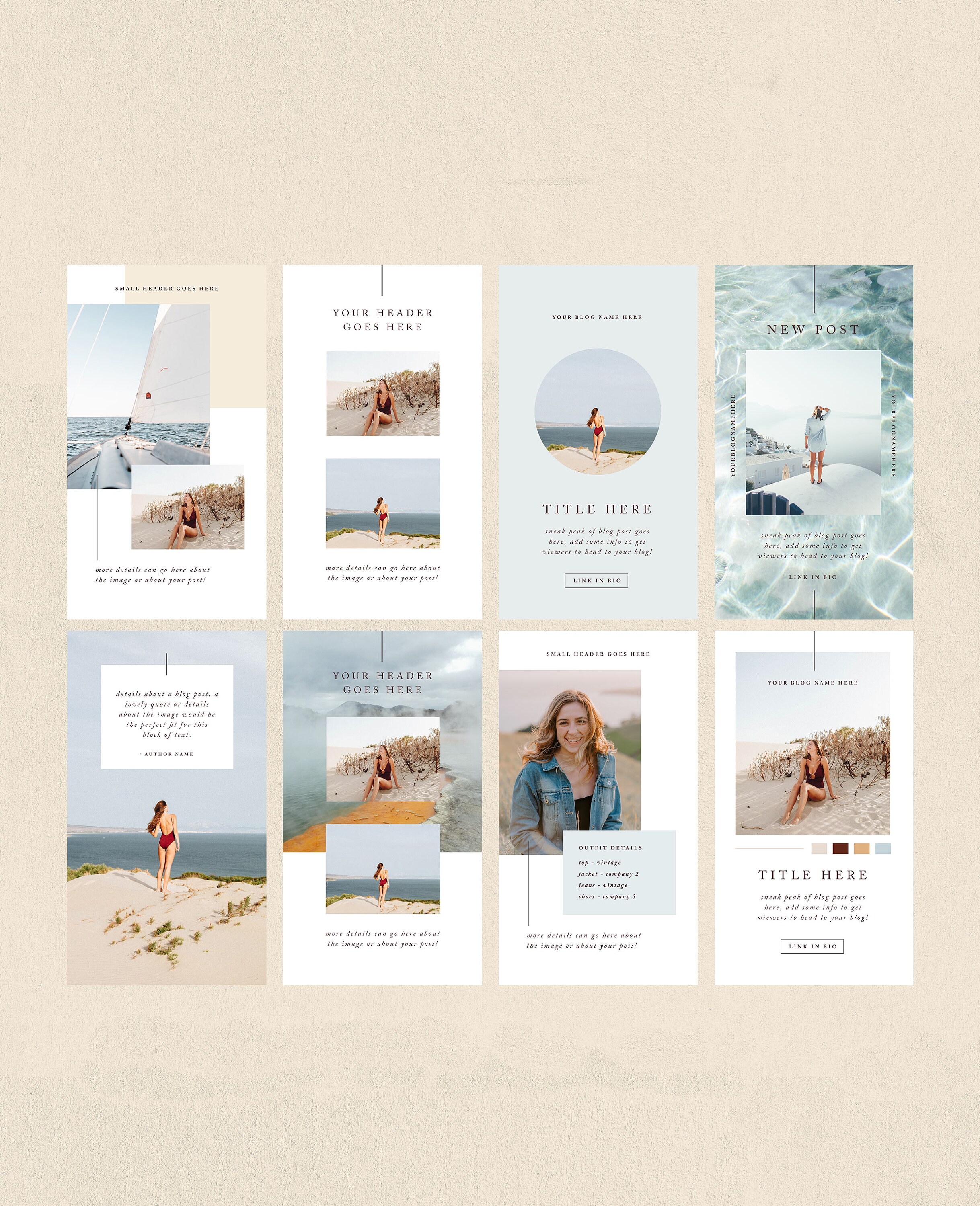 Instagram Story Template Travel Inspired Story Template | Etsy