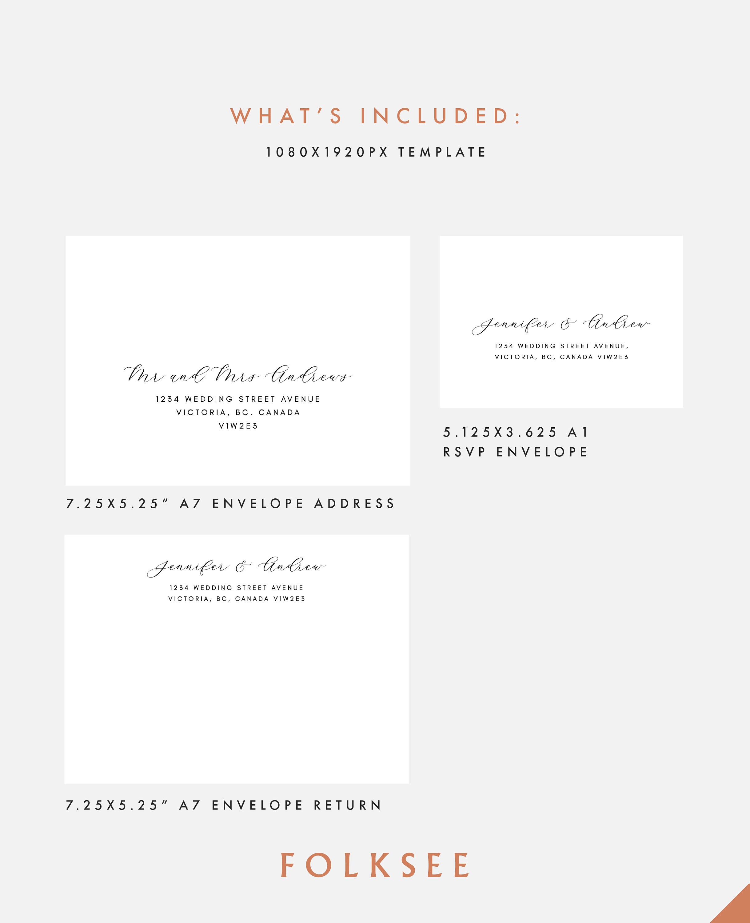 Envelope Template Envelope Address Template A7 A1 Template Printable Etsy Envelope Template Envelope Address Template A7 A1 Template Printable Etsy