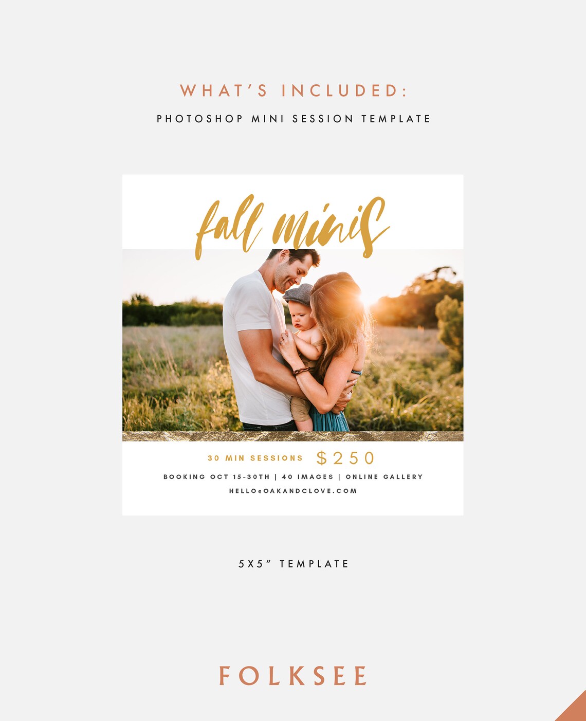 Fall Mini Session Template Mini Session Template Fall - Etsy
