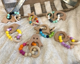 Organic Teething Rattles