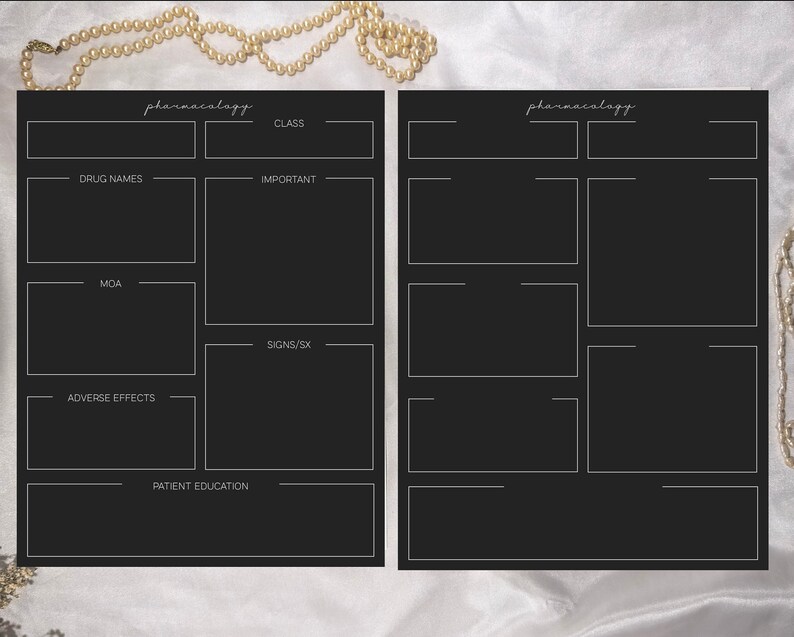 Pharmacology Medication Template Nursing Student Printable Concept Map Pharmacology Medication Template Nursing Student Printable Concept Map
