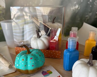 Kit para Pintura de Abóboras + Guia da Virtude da Gratidão