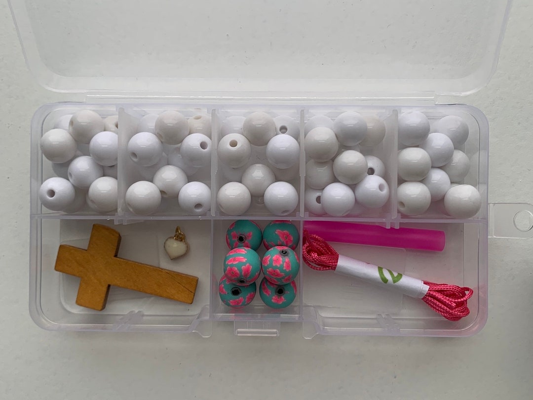 Rosary Making Kit, DIY Rosary, Craft Kit, First Communion, Make Your