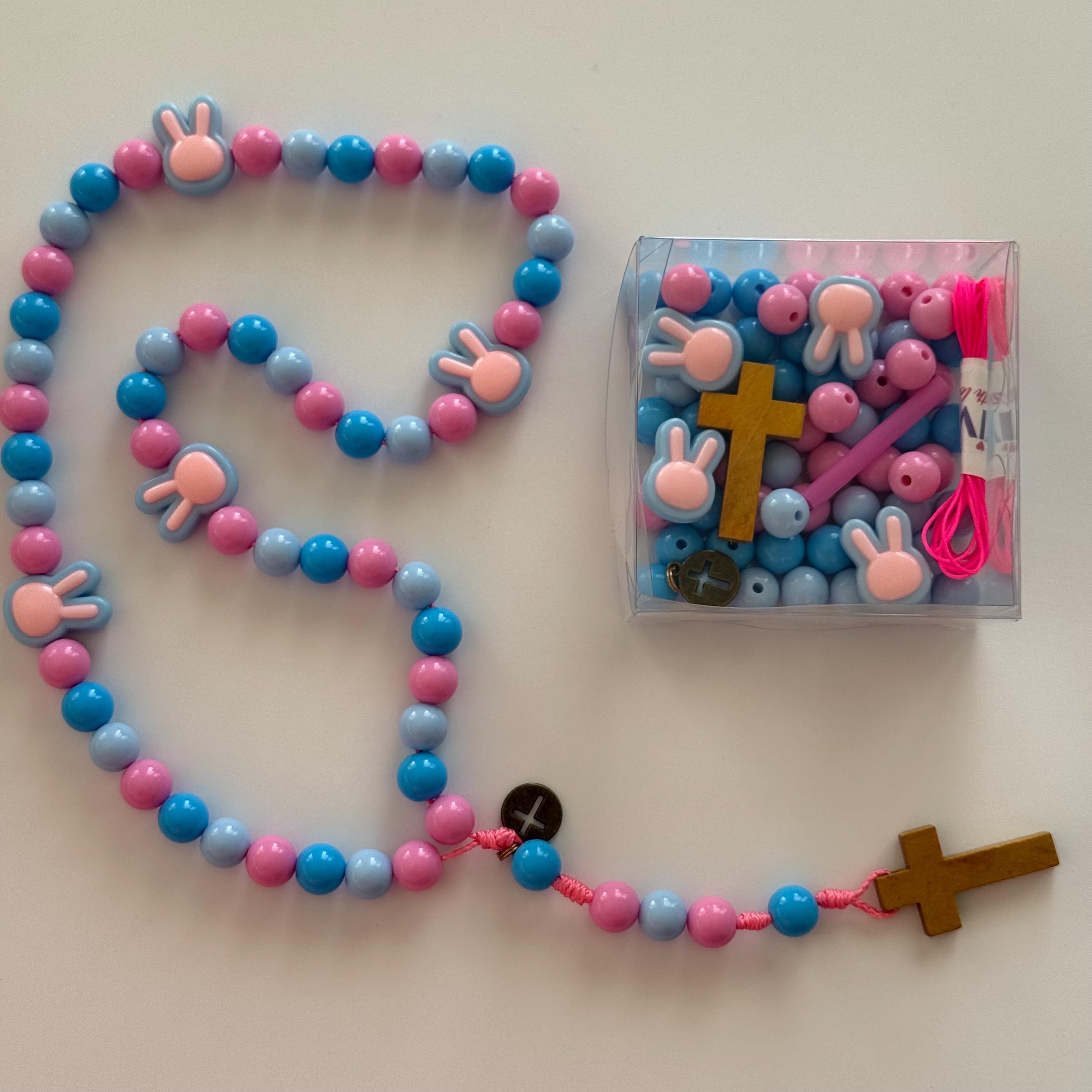 Ultron Catholic Rabbit Rosary Making Kit Bunny. Rabbit | Kids DIY Craft | Catholic Crafts - Etsy