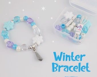 DIY Bracelet | Bracelet making kit  | DIY crafts | Winter crafts | Beaded bracelet kit