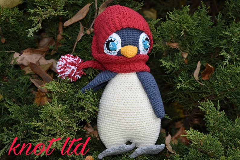 Crochet Christmas Penguin Amigurumi Toy Baby gift for | Etsy