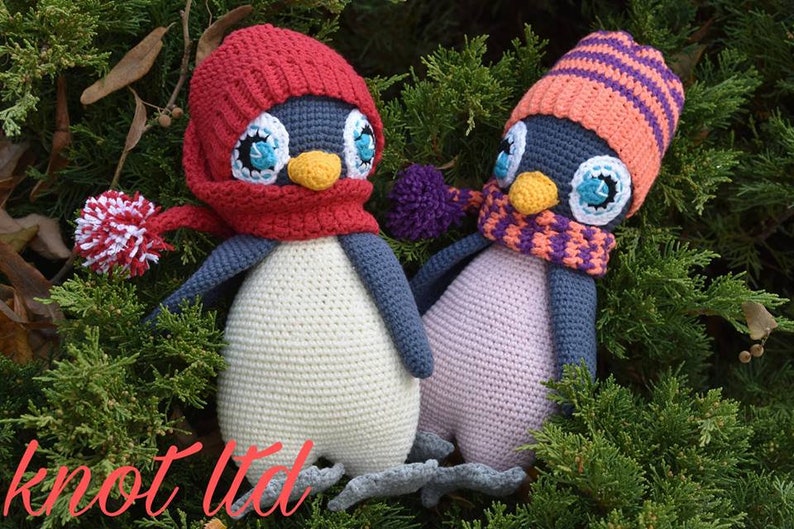 Crochet Christmas Penguin Amigurumi Toy Baby gift for | Etsy
