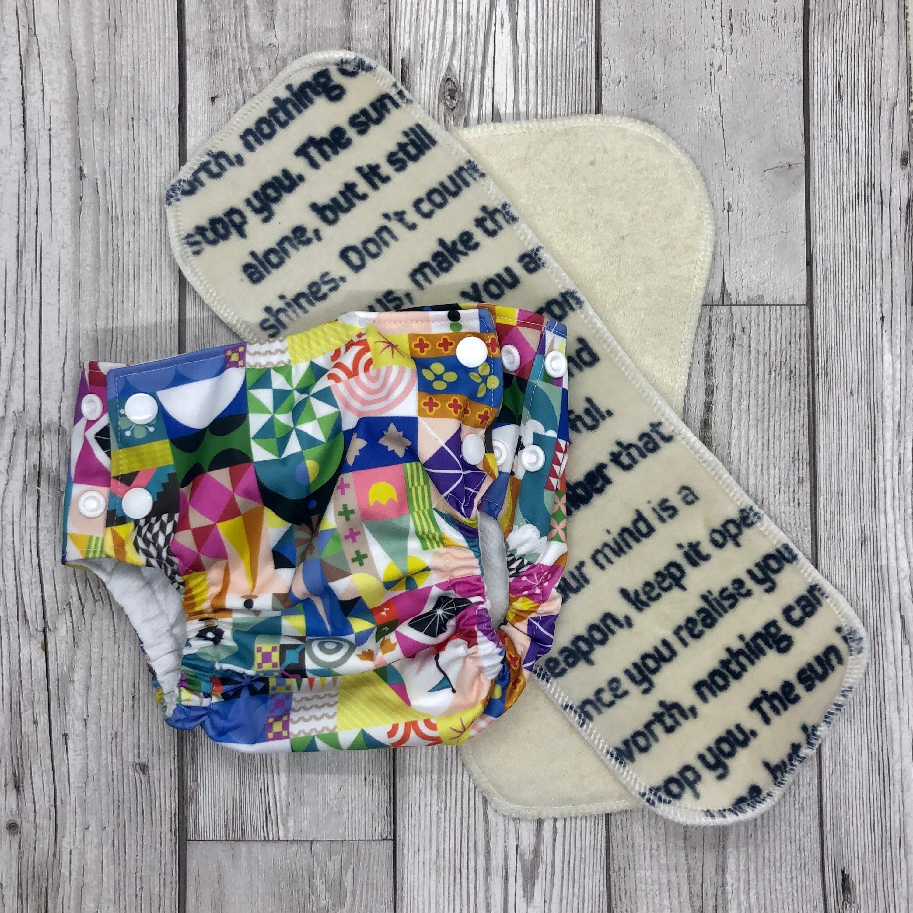Fairy Tiles Cloth Nappy