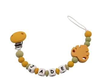 Personnalisé Dummy Clip Silicon Bead Sucette Porte-bébé garçons filles ~ Halloween Personnalisé Dummy Clip Silicon Bead Sucette Porte-bébé garçons filles ~ Halloween