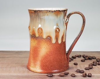 Tankard, Tankard Mug, Beer Tankard, Coffee Mug Pottery, Handmade Coffee Mug, Coffee Lover Gift, Stoneware Mug, Ceramic Mug