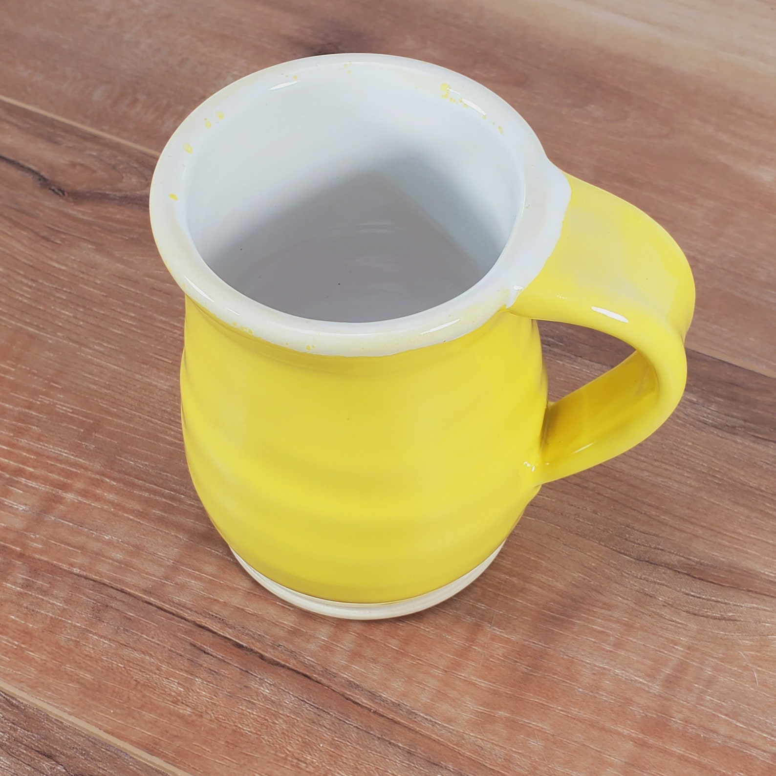 Yellow Coffee Mug Yellow Coffee Cup Pottery Coffee Mug - Etsy