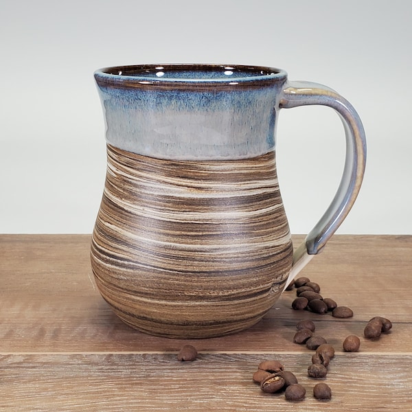 Unique Coffee Mug, Unique Ceramic Mug, Unique Tea Mug, Pottery Coffee Mugs, Coffee Lovers Gift, Coffee Mug Pottery, Pottery Mug