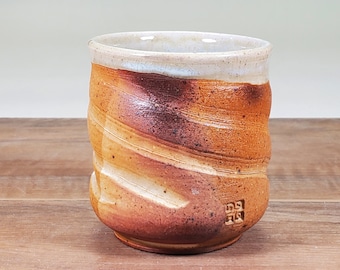 Scotch Glass, Wood Fired, Wood Fired Pottery, Wood Fired Ceramics, Whiskey Glass, Whiskey Cup, Tea Bowl, Rustic Pottery