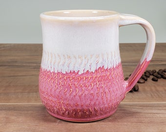 Handmade Pink Coffee Mug