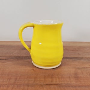 Yellow Coffee Mug Yellow Coffee Cup Pottery Coffee Mug - Etsy
