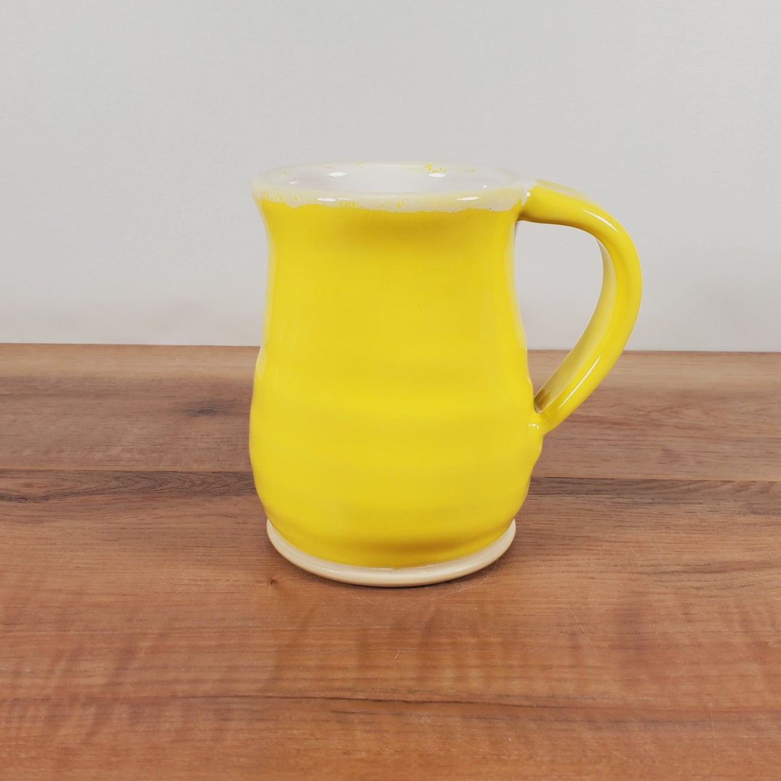 Yellow Coffee Mug Yellow Coffee Cup Pottery Coffee Mug - Etsy