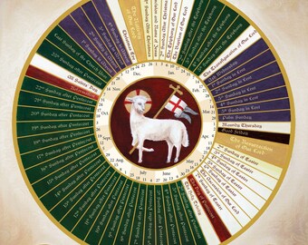 Liturgical Calendar Etsy