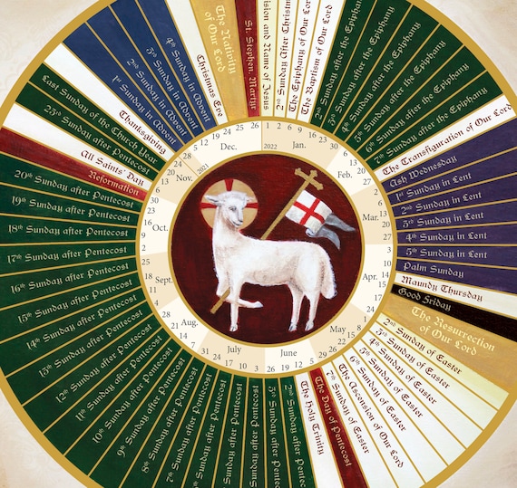 2022 lectionary calendar