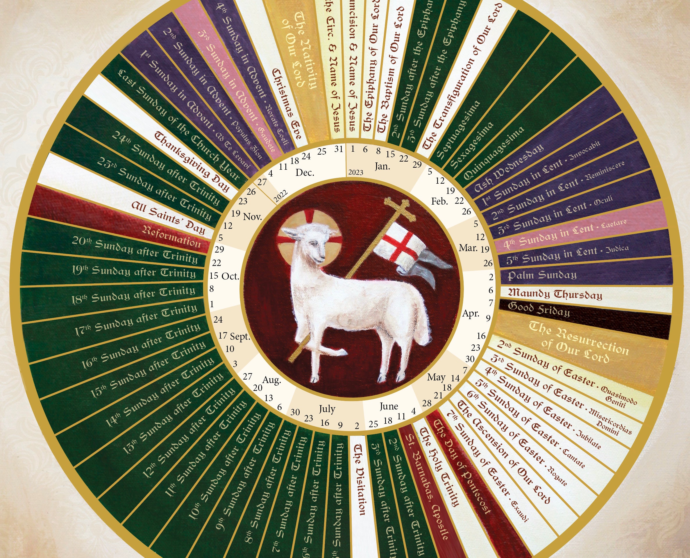 2022 23 EEN JAAR Lectionaire Liturgische Kalender LUTHERS Etsy Belgi 