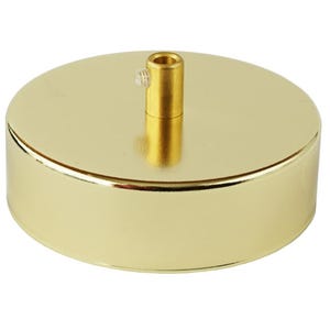 Gold Deckenrosette 1, 3, 4, 5, 6, 7 für Pendelleuchte Baldachine Industrial Metal Kit Leuchten für Pendelleuchten Galvanisiertes Messing