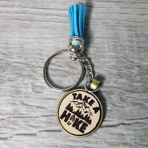 Take a Hike Leather Keychain| Keychain| Leather Keychain| Hike| Hiker| Take a Hike