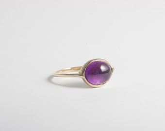 Christie Cabochon Amethyst Ring